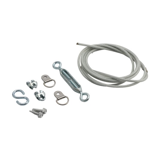 Nationwide 9' Anti-Sag Kit with Steel Cable & Plastic Coating (Clear) - NW6296-CL