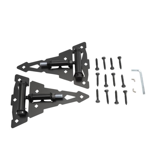 Nationwide Adjustable Self-Closing T-Hinge - Black - NW6332