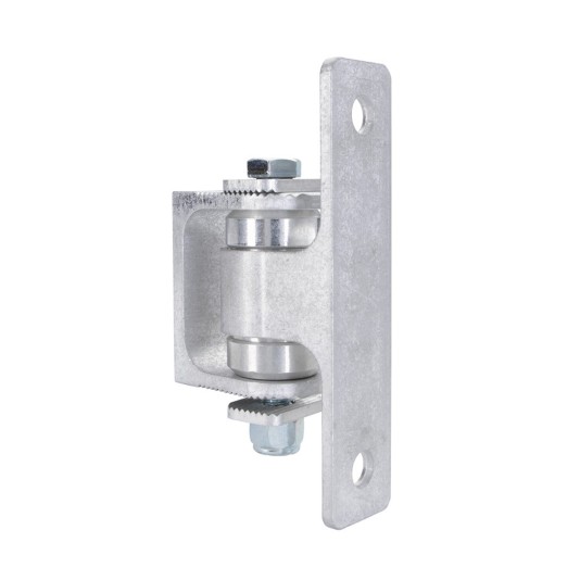 Nationwide Heavy-Duty Ball Bearing Gate Hinge - Unpainted Aluminum Bolt-On Body & Unpainted Aluminum Weld-On Yoke