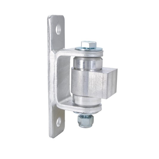 Nationwide Heavy-Duty Ball Bearing Gate Hinge - Unpainted Aluminum Weld-On Body & Unpainted Steel Bolt-On Yoke