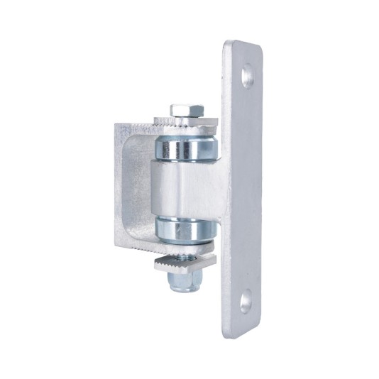Nationwide Heavy-Duty Ball Bearing Gate Hinge - Unpainted Steel Bolt-On Body & Unpainted Aluminum Weld-On Yoke