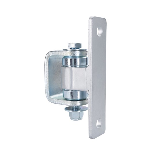 Nationwide Heavy-Duty Ball Bearing Gate Hinge - Unpainted Steel Bolt-On Body & Unpainted Steel Weld-On Yoke