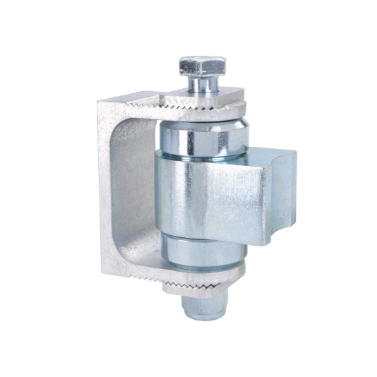 Nationwide Heavy-Duty Ball Bearing Gate Hinge - Unpainted Steel Weld-On Body & Unpainted Aluminum Weld-On Yoke 