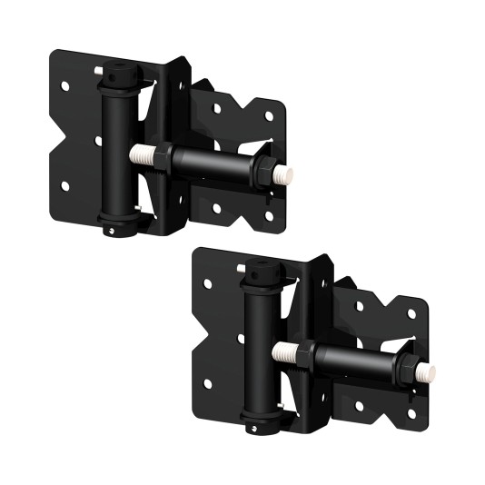 Nationwide Heavy Duty Stainless Steel Adjustable Self-Closing Hinge - Black - NWSS-HD-SC-BK
