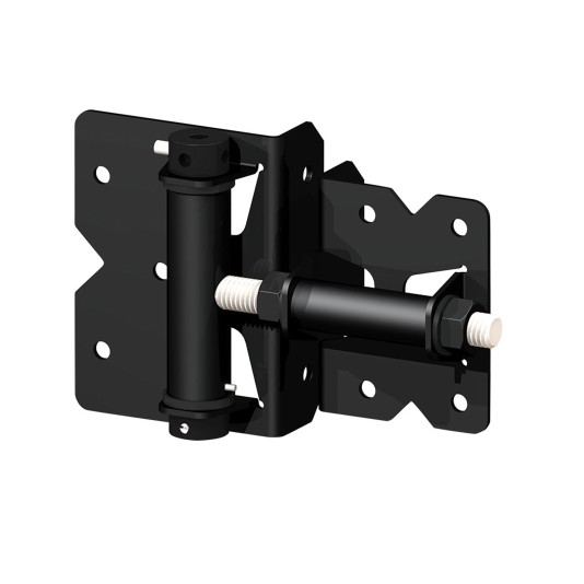 Nationwide Heavy Duty Stainless Steel Adjustable Self-Closing Hinge - Black - NWSS-HD-SC-BK