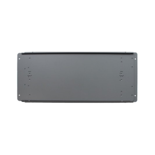Lockey 12" PS Panic Shield 3x1, Predrilled To Fit PB1100, PB2500 & V40 Series Panic Bars (Silver) - PS3X1SILVER12INCH