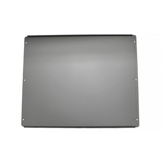 Lockey 24" PS Panic Shield 3x1, Predrilled To Fit PB1100, PB2500 & V40 Series Panic Bars (Silver) - PS3X1SILVER24INCH