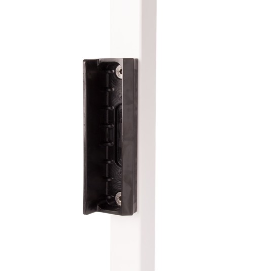 Locinox Polyamide Gate Keep for Rectangular Profiles (RAL 9010 Pure White) - SMKLQF-9010