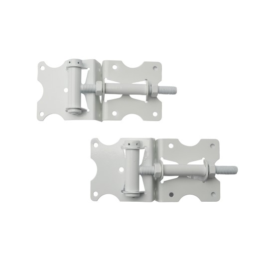 Nationwide Self-Closing Multi-Adjustable Stainless Steel Hinge (White) - WI-6000-MA-SSW (Default)