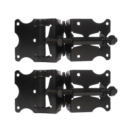 Nationwide 3.5" Square Standard to Standard U-Notch Multi-Adjustable Hinge - Black - WI-6040-MA-SS