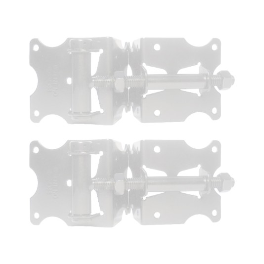 Nationwide 3.5" Square Standard to Standard U-Notch Multi-Adjustable Hinge - White - WI-6040-MA-SSW
