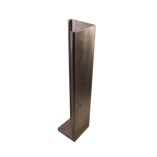 Nationwide 4.625" Vinyl Fence Post Support Tower - Zinc-Plated - WI-VFP-4625-ZP