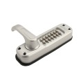 Lockey 1150 Heavy-Duty Keyless Lever Lock Double Combination Deadlocking Spring Latch - Satin Chrome Marine Grade
