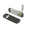 Lockey 1150 Heavy-Duty Keyless Lever Lock Single Combination Deadlocking Spring Latch - Satin Chrome Marine Grade
