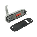 Lockey 1150 Heavy-Duty Keyless Lever Lock Single Combination Deadlocking Spring Latch - Satin Chrome Marine Grade