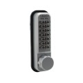 Lockey 2200 Mechanical Keyless Surface Mount Single Combination Deadbolt - Satin Chrome Marine Grade
