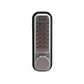 Lockey 2200 Mechanical Keyless Surface Mount Single Combination Deadbolt - Satin Chrome Marine Grade