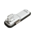 Lockey 2200 Mechanical Keyless Surface Mount Single Combination Deadbolt - Satin Chrome Marine Grade