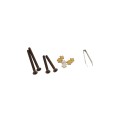 Lockey 2210KO Keyless Surface Mount Single Combination Deadbolt Lock with Keyed Alike Key Override - Antique Brass (Mechanical Locks)