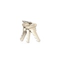 Lockey 2210KO Keyless Surface Mount Single Combination Deadbolt Lock with Keyed Alike Key Override - Antique Brass (Mechanical Locks)