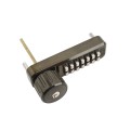 Lockey 2210KO Keyless Surface Mount Single Combination Deadbolt Lock with Keyed Alike Key Override - Antique Brass (Mechanical Locks)