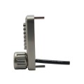 Lockey 2210KO Keyless Surface Mount Single Combination Deadbolt Lock with Keyed different Key Override - Satin Nickel