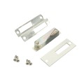 Lockey 2500 Mechanical Keyless Hook Bolt for Narrow Stile Doors - Jet Black Marine Grade