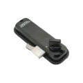 Lockey 2500 Mechanical Keyless Hook Bolt for Narrow Stile Doors - Jet Black Marine Grade