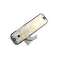 Lockey 2500 Mechanical Keyless Hook Bolt for Narrow Stile Doors - Jet Black Marine Grade