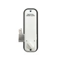 Lockey 2500KO Keyless Narrow Stile Hook Bolt Lock with Key Override - White