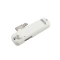 Lockey 2500KO Keyless Narrow Stile Hook Bolt Lock with Key Override - White