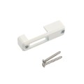 Lockey 2500KO Keyless Narrow Stile Hook Bolt Lock with Key Override - White
