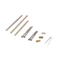 Lockey 2500KO Keyless Narrow Stile Hook Bolt Lock with Key Override - White
