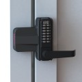 Lockey Adapter For Installing 2835 or 2830 on Vinyl and Ornamental Gates (Black) - 2835-ADAPTER