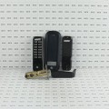 Lockey 2835 Mechanical Keyless Deadlocking Spring Latch Lever Lock with Passage Mode - Jet Black Marine Grade