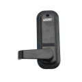 Lockey 2835 Mechanical Keyless Deadlocking Spring Latch Lever Lock with Passage Mode - Jet Black Marine Grade
