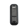 Lockey 2835 Mechanical Keyless Deadlocking Spring Latch Lever Lock with Passage Mode - Jet Black Marine Grade