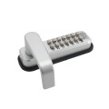 Lockey 285P Series Mechanical Keyless Lever Lock With Passage Function (Satin Nickel) - 285P-SN