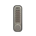 Lockey 2900 Mechanical Keyless Deadbolt for Narrow Stile Doors - Satin Nickel (Mechanical Locks)