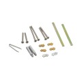Lockey 2900 Mechanical Keyless Deadbolt for Narrow Stile Doors - Satin Nickel (Mechanical Locks)
