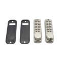 Lockey 2900 Mechanical Keyless Deadbolt for Narrow Stile Doors - Satin Nickel (Mechanical Locks)