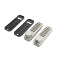 Lockey 2900 Mechanical Keyless Deadbolt for Narrow Stile Doors - Satin Nickel (Mechanical Locks)