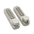 Lockey 2900 Mechanical Keyless Deadbolt for Narrow Stile Doors - Satin Nickel (Mechanical Locks)