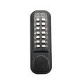 Lockey 2950 Mechanical Keyless Hook Bolt Lock for Sliding Doors and Gates - Jet Black Marine Grade (Mechanical Locks)
