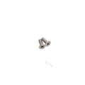 Lockey 2950 Mechanical Keyless Hook Bolt Lock for Sliding Doors and Gates - Jet Black Marine Grade (Mechanical Locks)