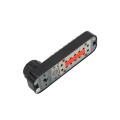 Lockey 2950 Mechanical Keyless Hook Bolt Lock for Sliding Doors and Gates - Jet Black Marine Grade (Mechanical Locks)