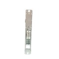 Lockey 2950 Keyless Mechanical Single Combination Hook Bolt Lock for Sliding Doors and Gates - Satin Chrome Marine Grade