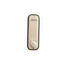 Lockey 2950 Keyless Mechanical Single Combination Hook Bolt Lock for Sliding Doors and Gates - Satin Chrome Marine Grade