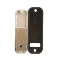 Lockey 2950 Keyless Mechanical Single Combination Hook Bolt Lock for Sliding Doors and Gates - Satin Chrome Marine Grade