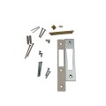 Lockey 2950 Keyless Mechanical Single Combination Hook Bolt Lock for Sliding Doors and Gates - Satin Chrome Marine Grade